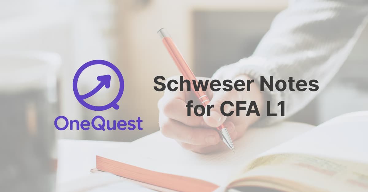 Schweser notes for level 1