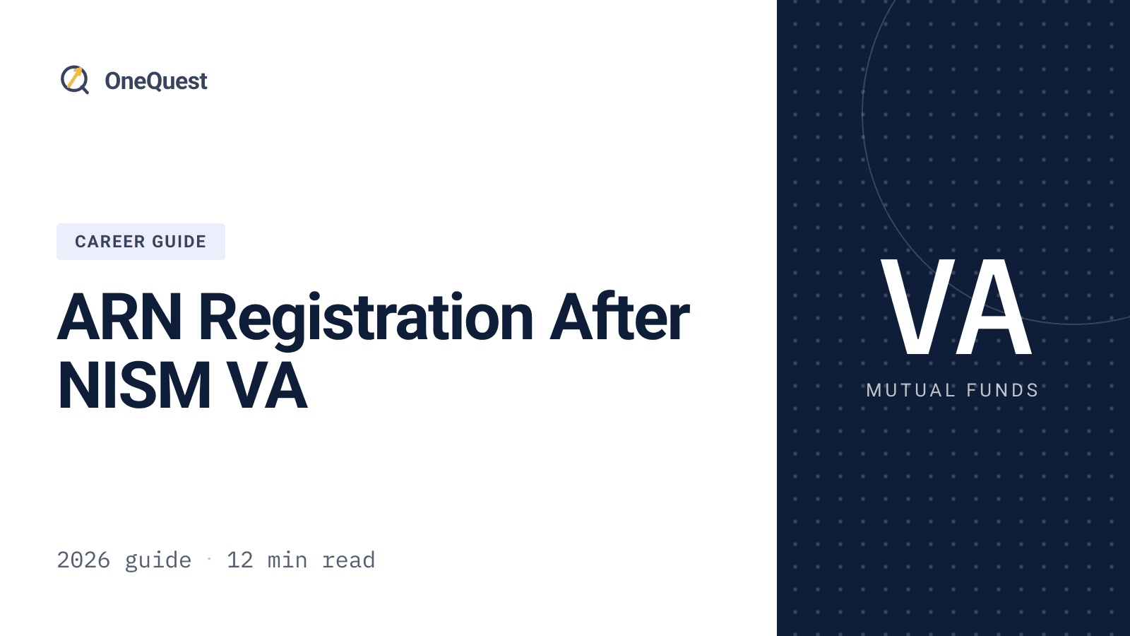 Steps to get an AMFI ARN after clearing the NISM VA mutual fund distributors exam