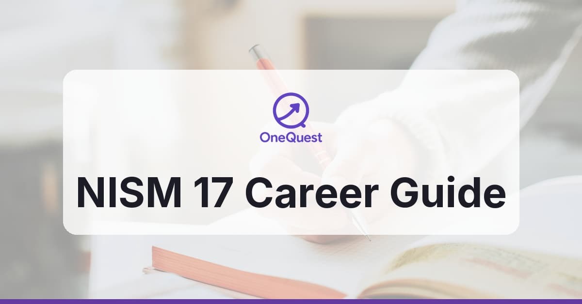 NISM 17 career path guide