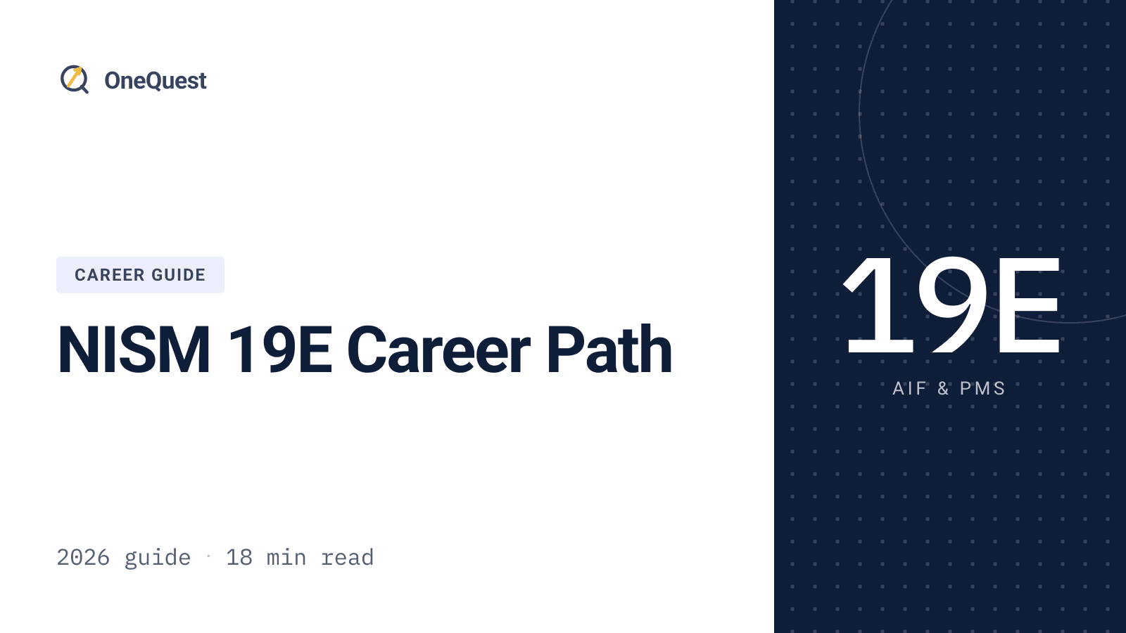 Roles open to candidates who clear the NISM 19E alternative investment funds exam