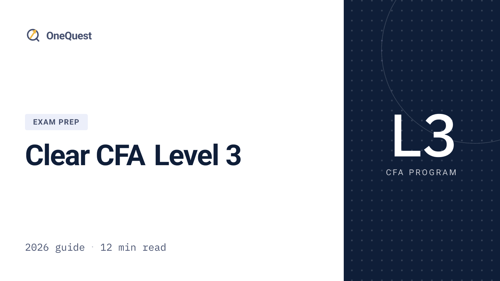 Essay and item set preparation strategy for CFA Level 3