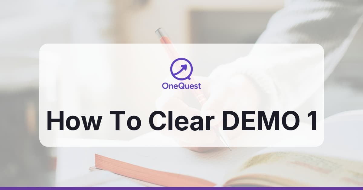 DEMO 1 exam preparation guide