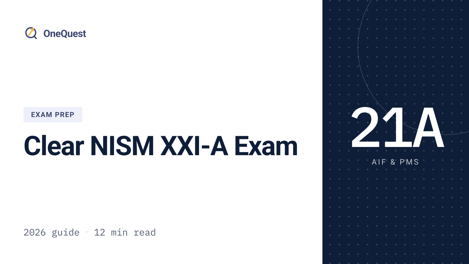 Preparation guide for the NISM 21A portfolio management services distributors exam