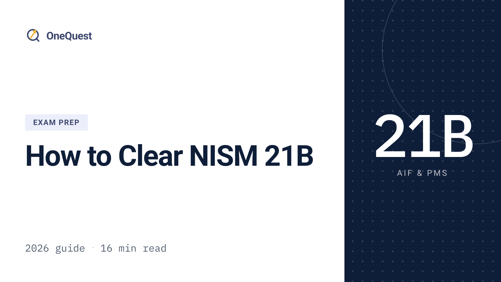Preparation guide for the NISM 21B portfolio managers certification exam