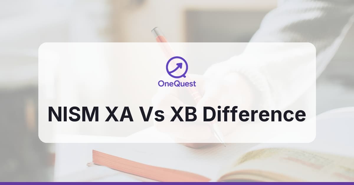NISM Series X-A vs X-B investment adviser Level 1 and Level 2 exam comparison for SEBI RIA candidates in India