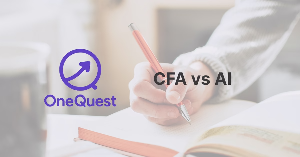 CFA charterholder working alongside AI tools in investment analysis