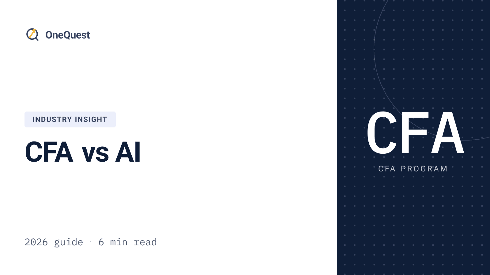 Examining whether AI will replace CFA charterholders in finance roles